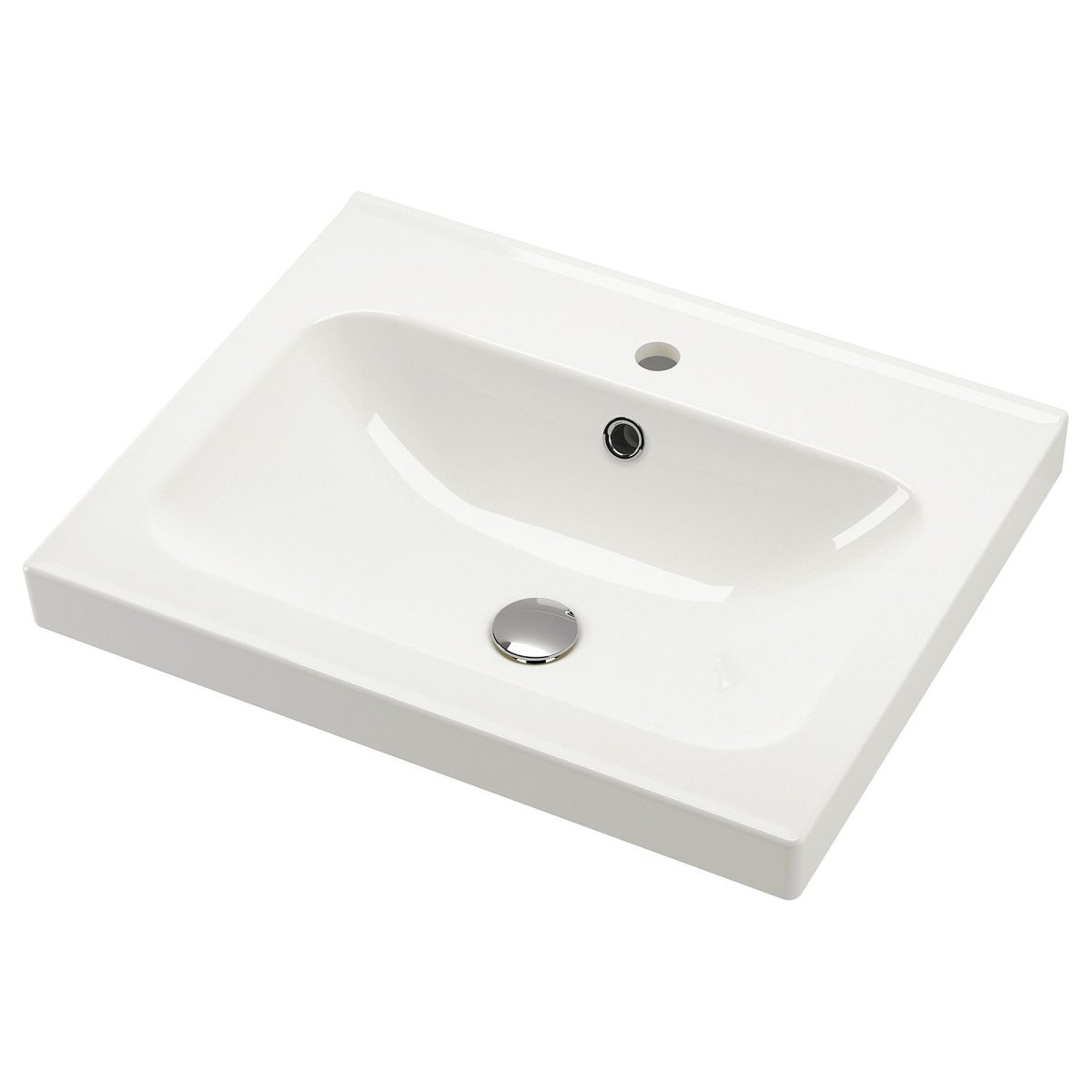 Lavabo, Beyaz, 62x49 cm