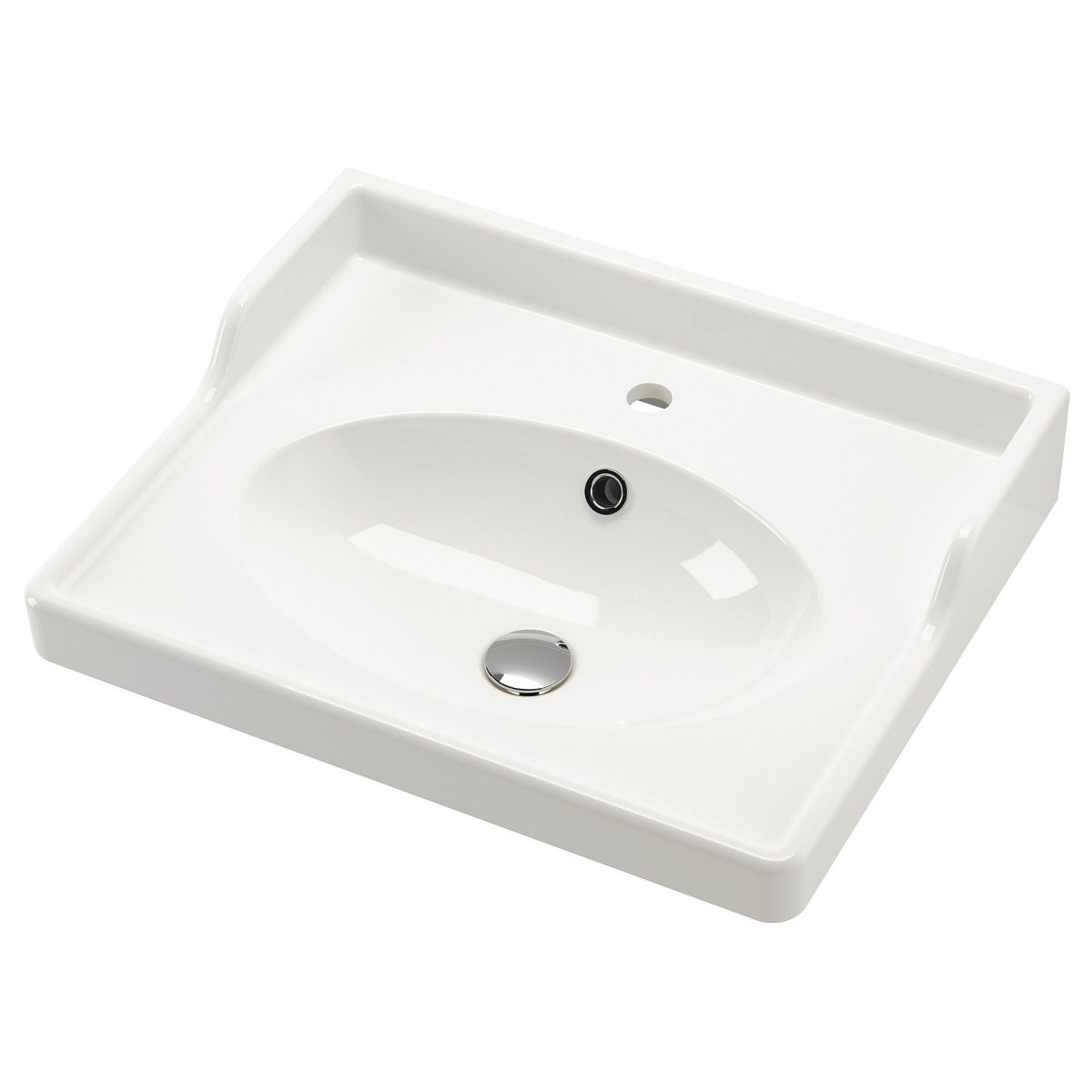 Lavabo, Beyaz, 62x49 cm