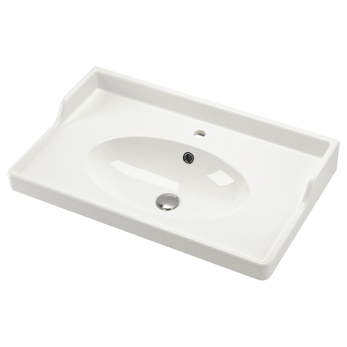 Lavabo, Beyaz, 82x49 cm