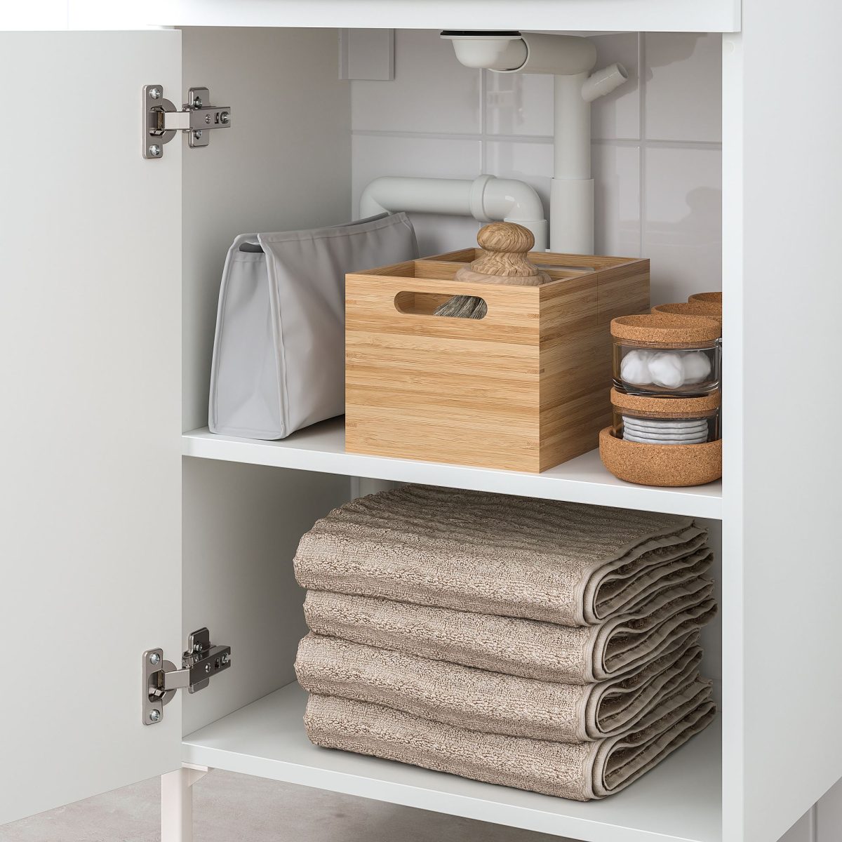 Lavabo Dolabı, Beyaz, 50x83 cm, 1 Kapaklı – 2. görsel