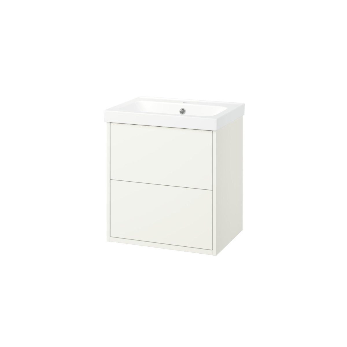 Lavabo Dolabı Kombinasyonu, Beyaz, 62x49x69 cm