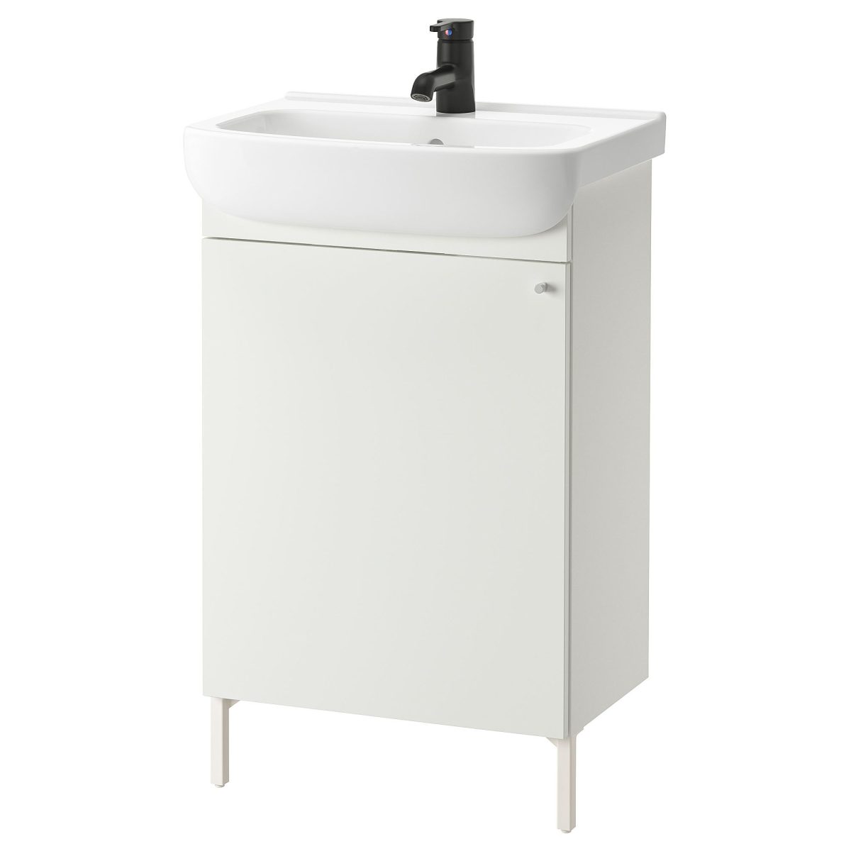 Lavabo Dolabı Kombinasyonu, Beyaz, 54x40x98 cm, Bataryalı