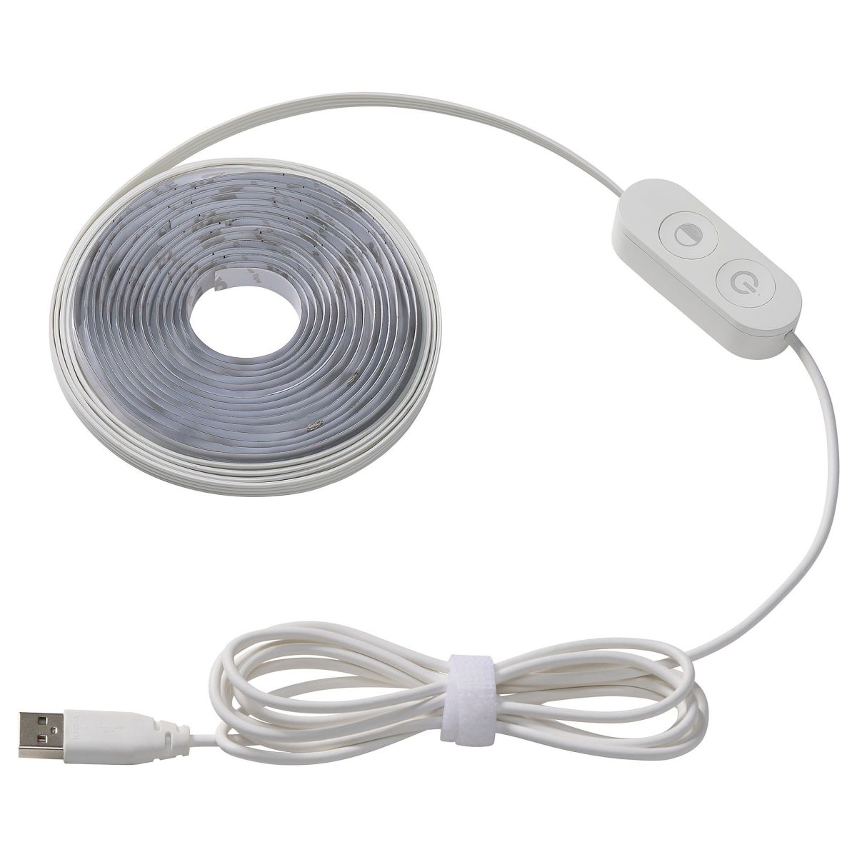 LED'li Aydınlatma Şeridi, Işık Rengi: Ayarlanabilir Renkli ve Beyaz, 3 m, USB'li
