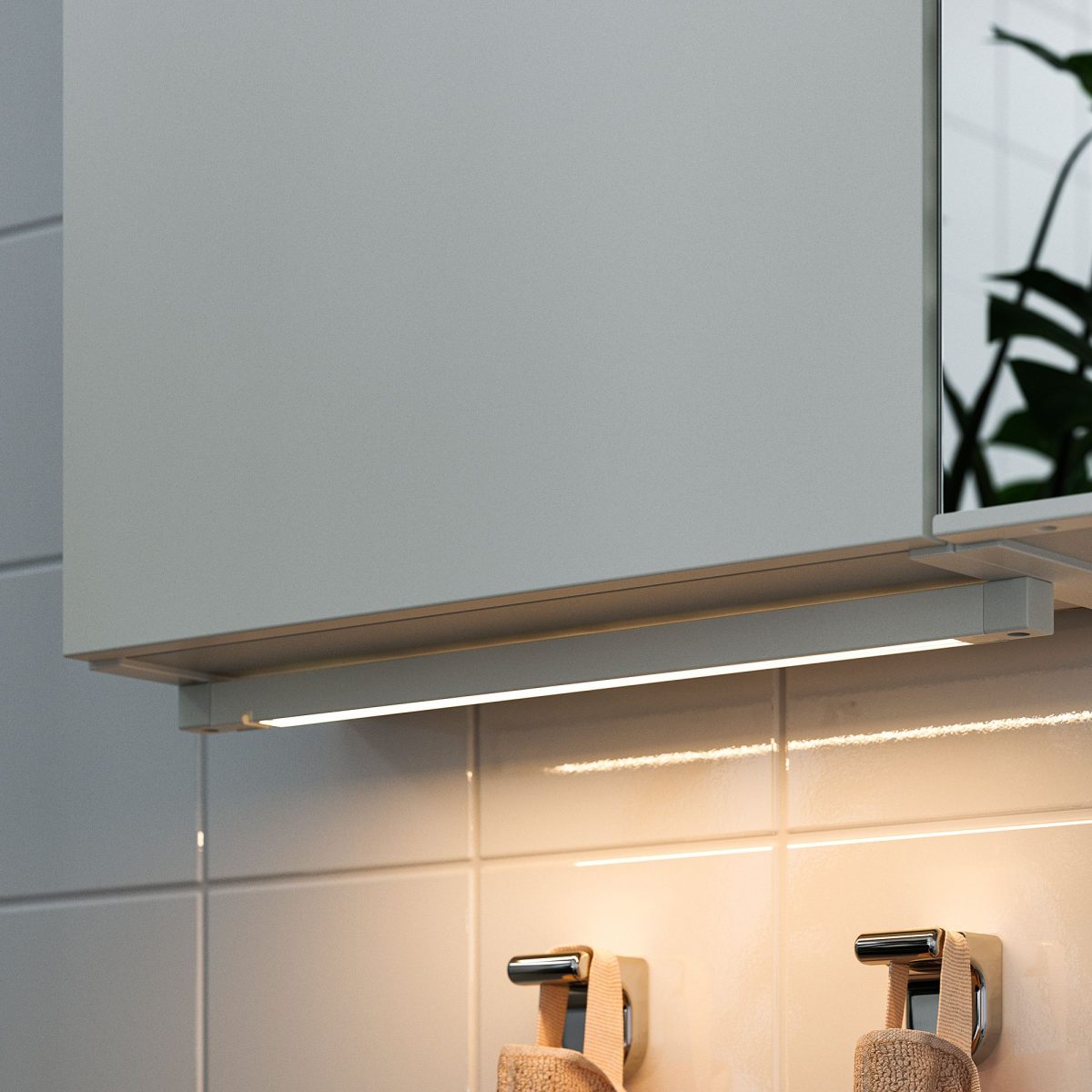 LED'li Dolap Aydınlatması, Beyaz, 40 cm – 3. görsel