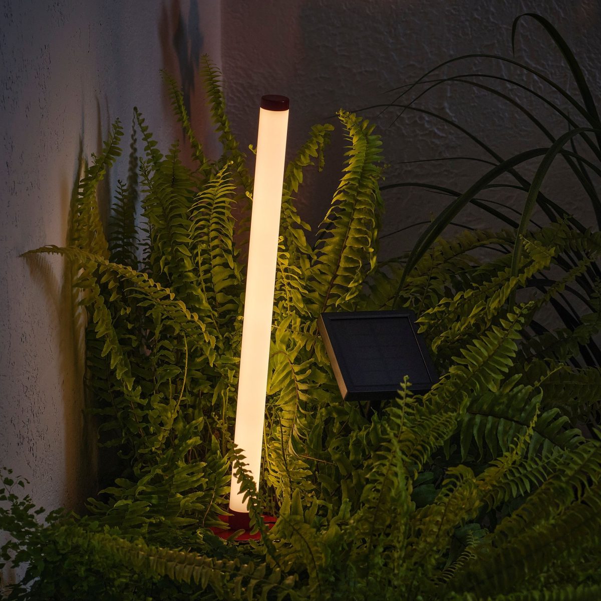 LED'li Güneş Enerjili Aydınlatma, Kırmızı, 45 cm – 2. görsel