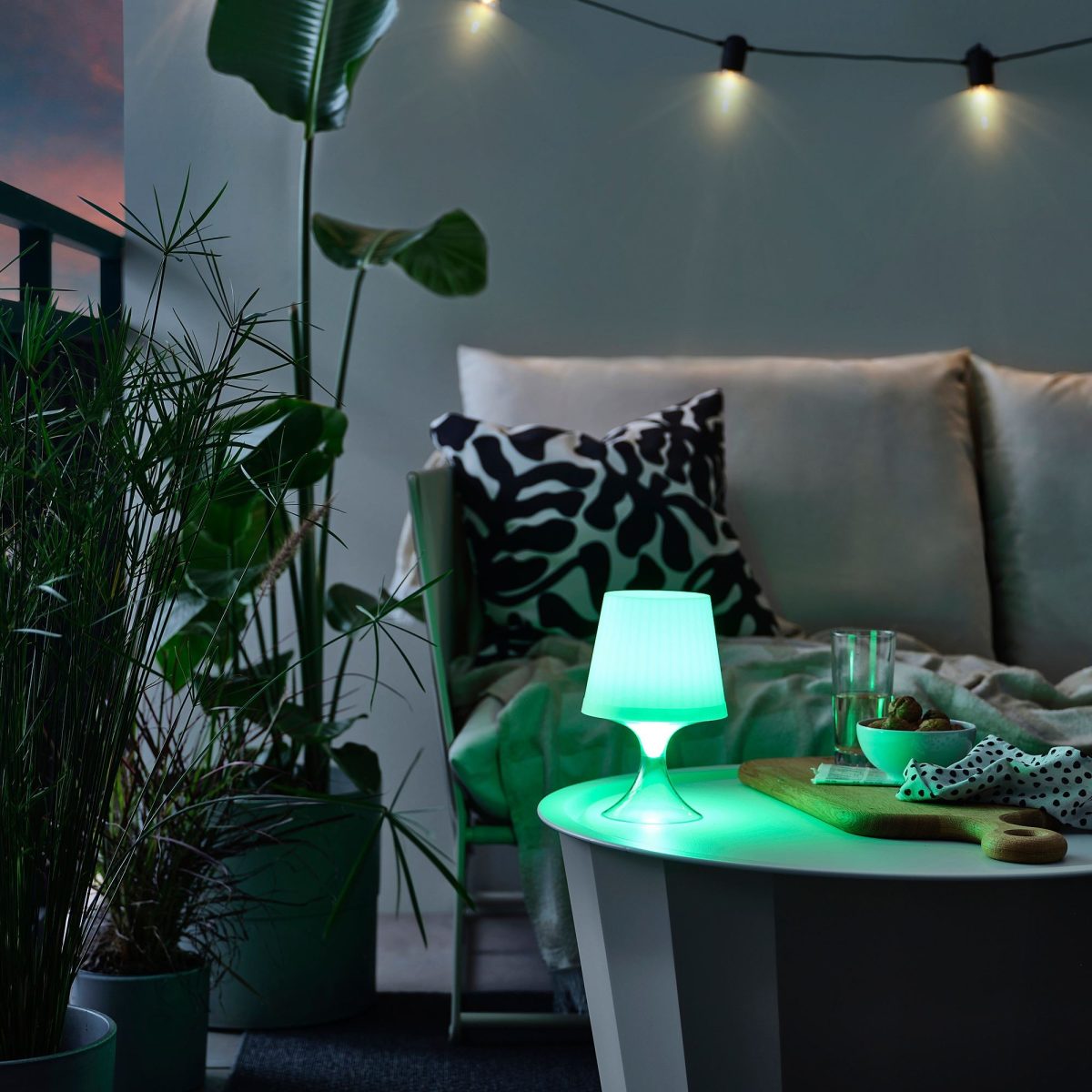 LED'li Masa Lambası, Beyaz, 24 cm, Pilli – 3. görsel