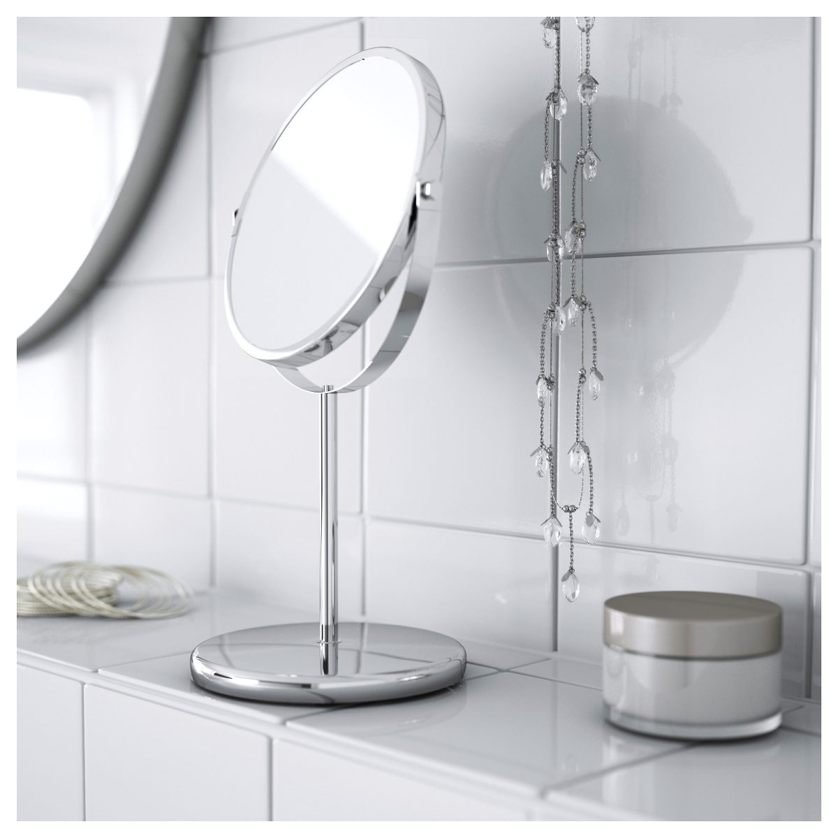 Masa Aynası, Paslanmaz Çelik, 17 cm – 3. görsel