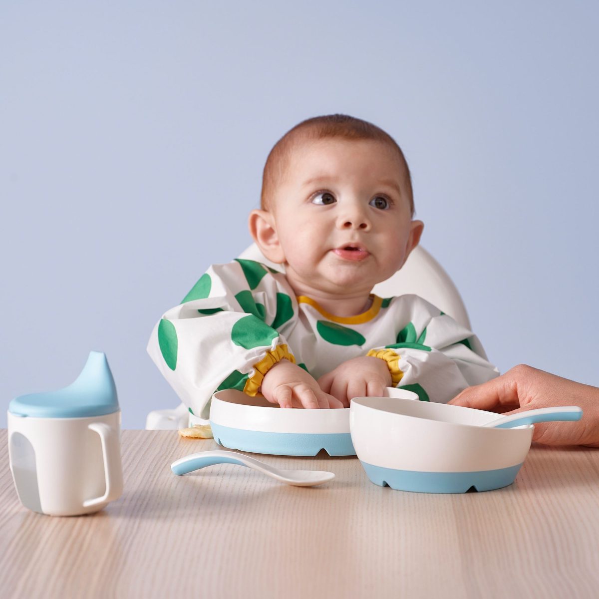 Mama Kaşığı, Beyaz-Mavi, 2 adet – 2. görsel