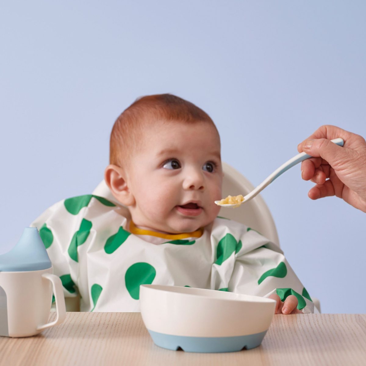 Mama Kaşığı, Beyaz-Mavi, 2 adet – 3. görsel