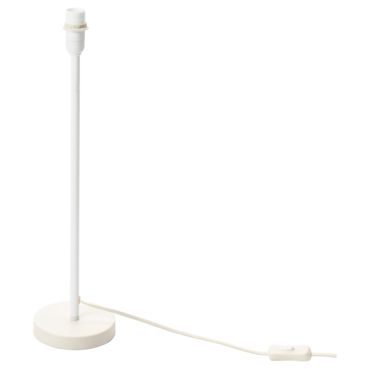 Masa Lambası Tabanı, Beyaz, 48 cm