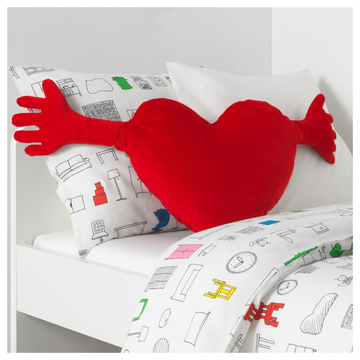 Minder, Kırmızı, 40x101 cm – 4. görsel