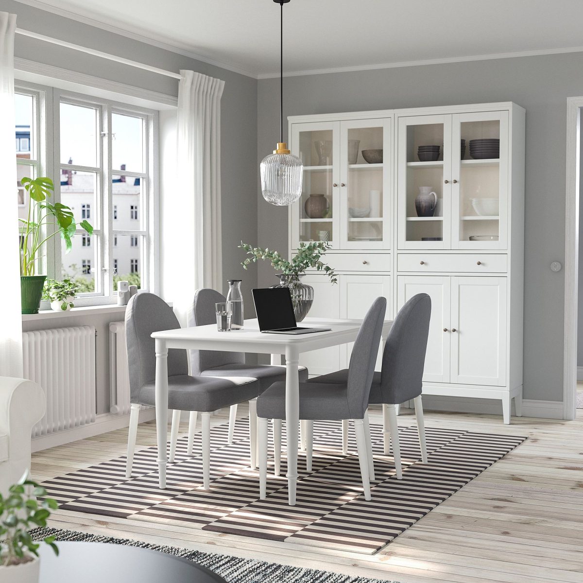 Mutfak Masası, Beyaz, 130x80 cm, 4 Kişilik – 3. görsel