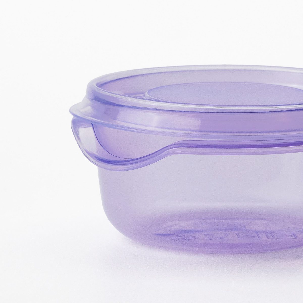 Plastik Saklama Kabı Seti, Lila, 70 ml, 3 Parça – 3. görsel