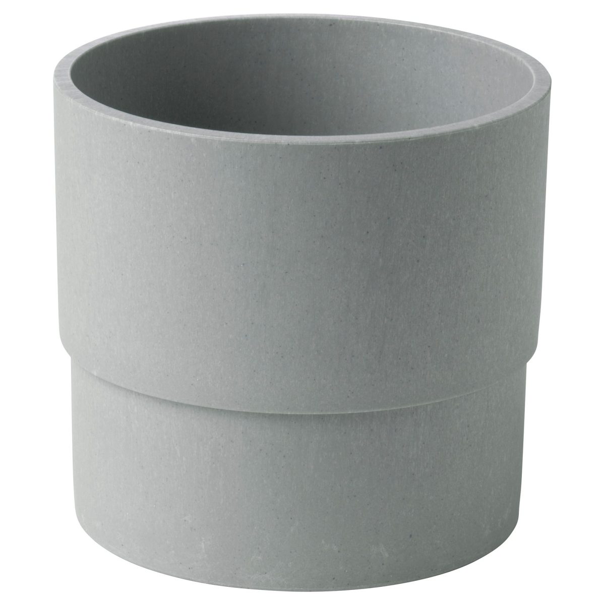 Plastik Saksı, Gri, 12 cm