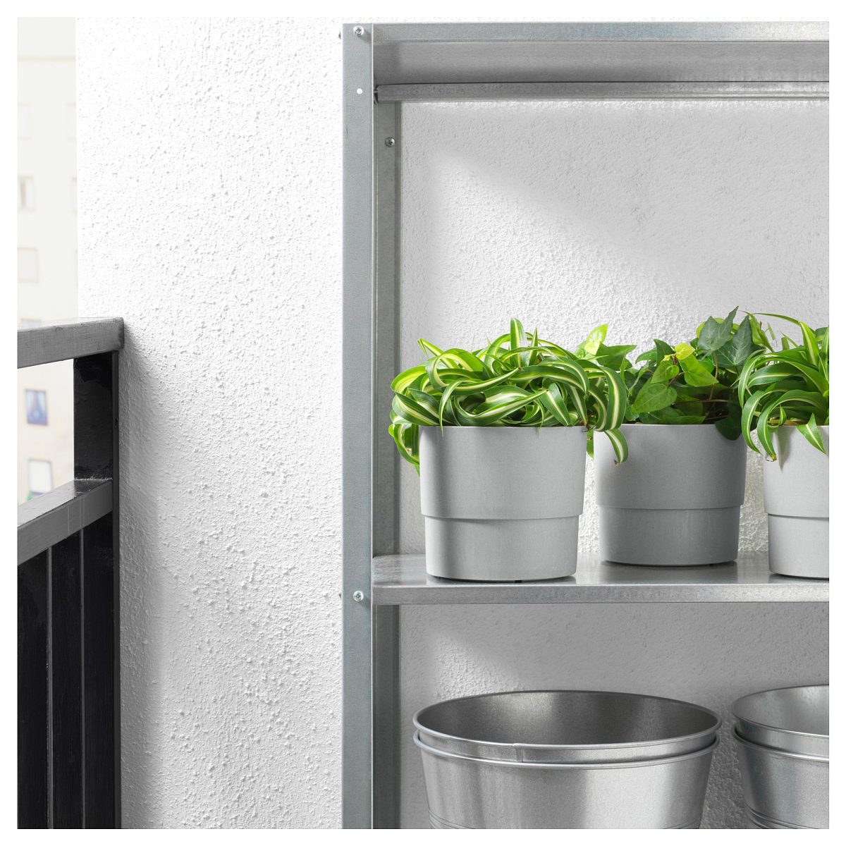 Plastik Saksı, Gri, 12 cm – 4. görsel