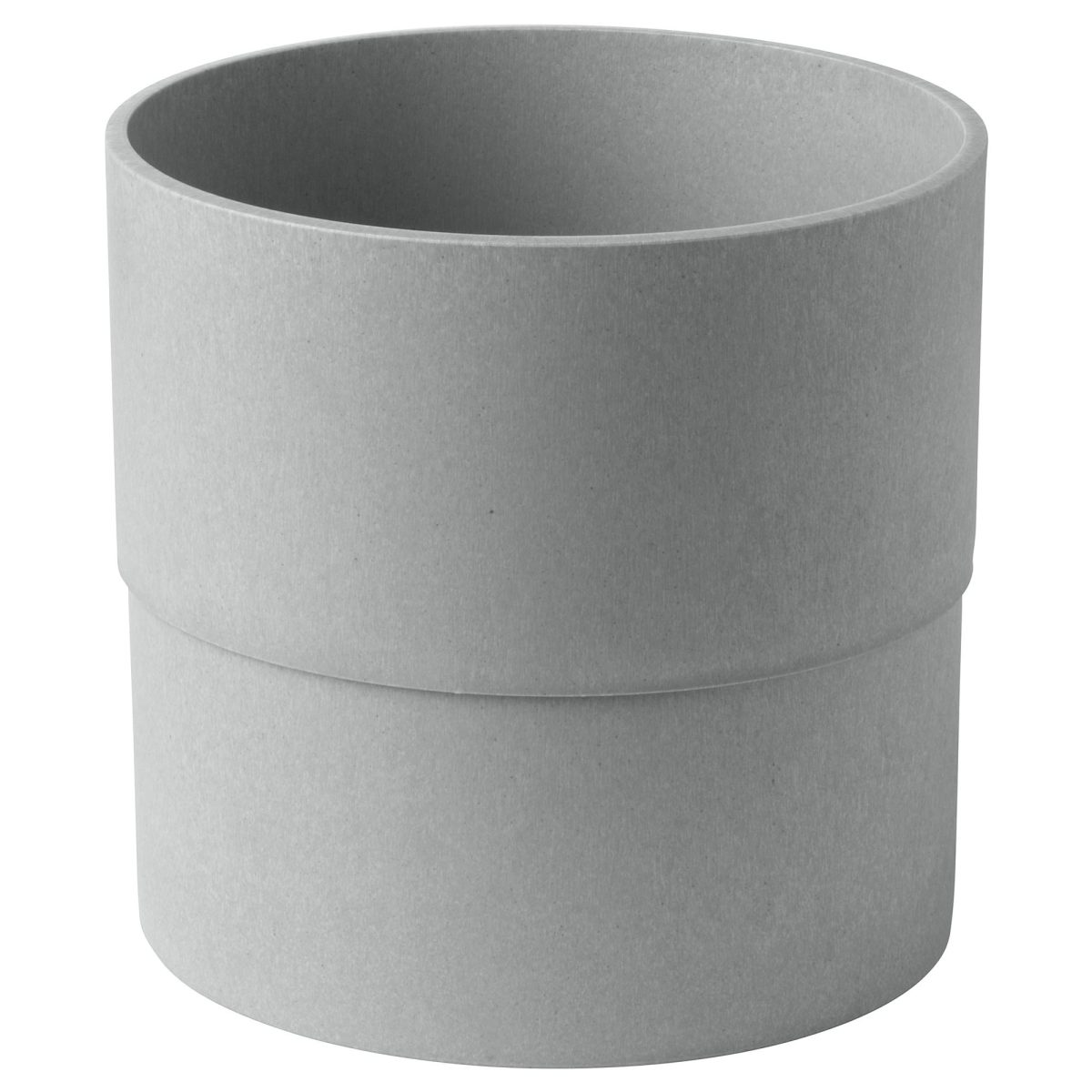 Plastik Saksı, Gri, 19 cm