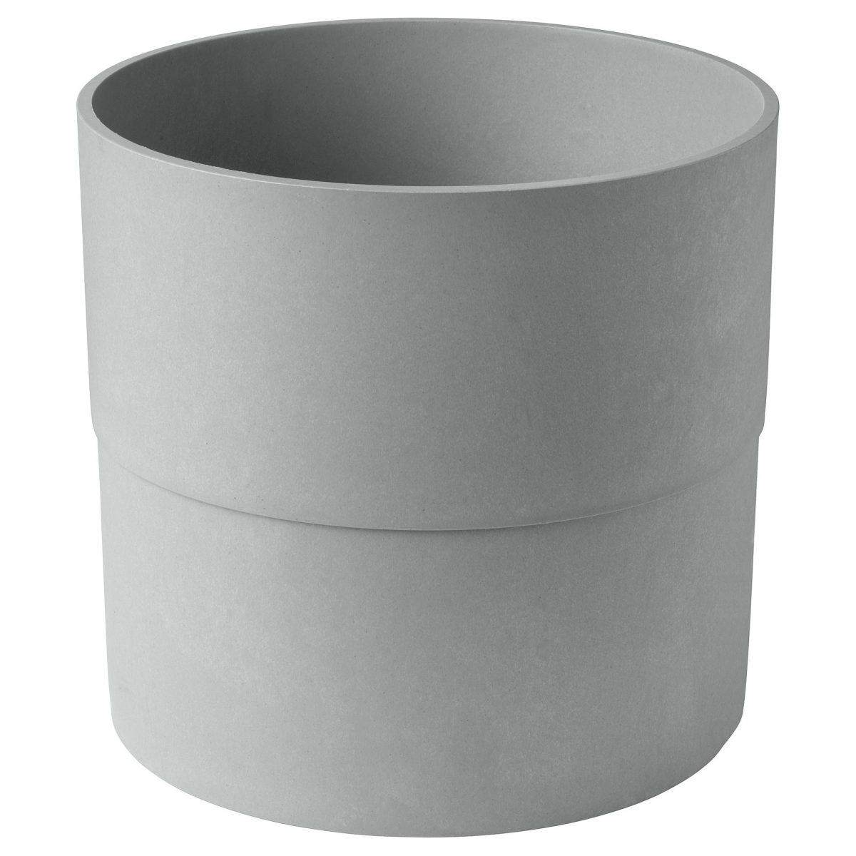 Plastik Saksı, Gri, 32 cm