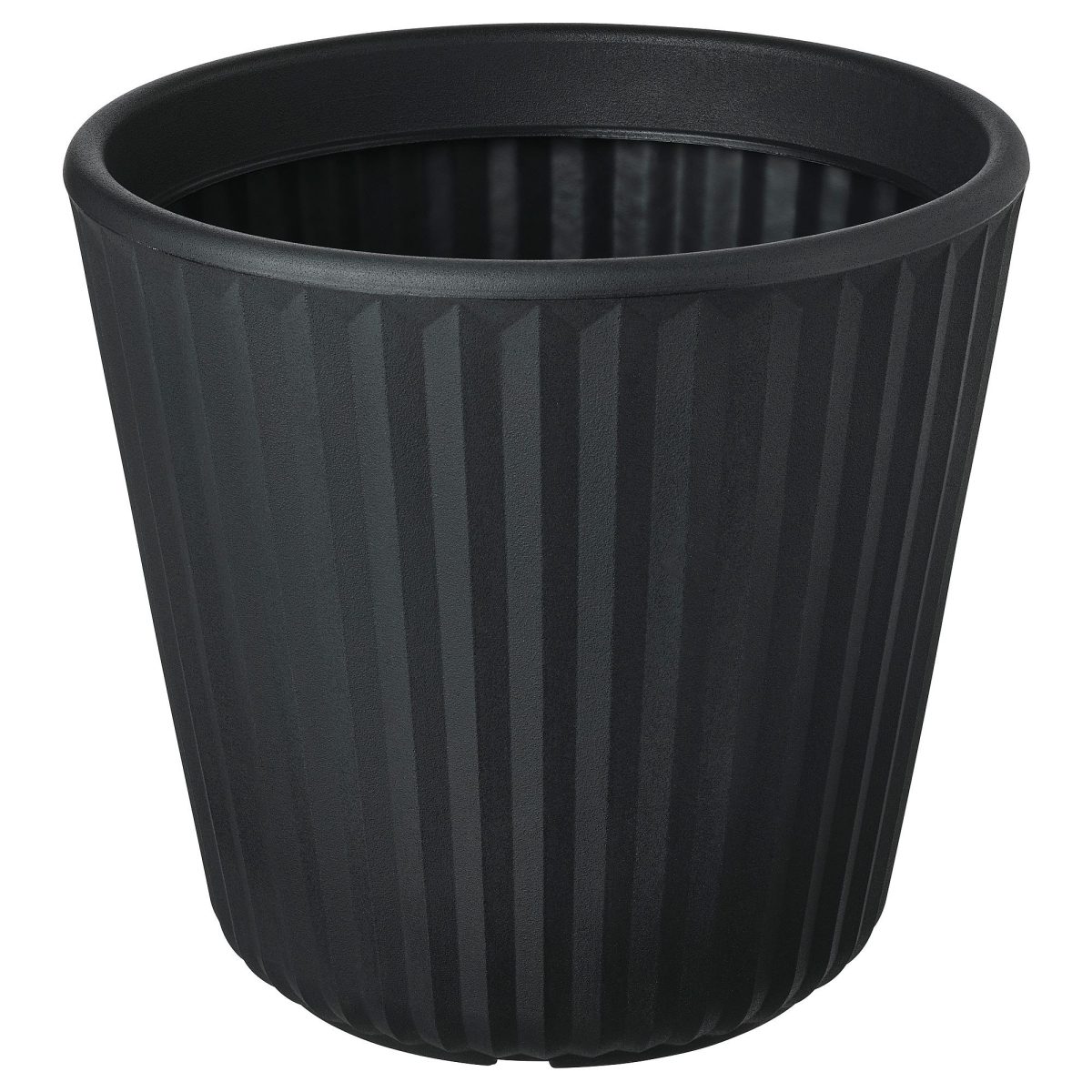 Plastik Saksı, Koyu Gri, 32 cm, Dış Mekan için Uygundur