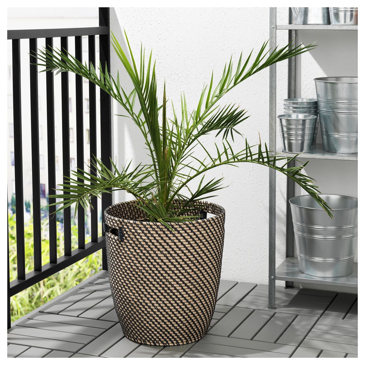 Plastik Saksı, Natürel, 32 cm – 3. görsel