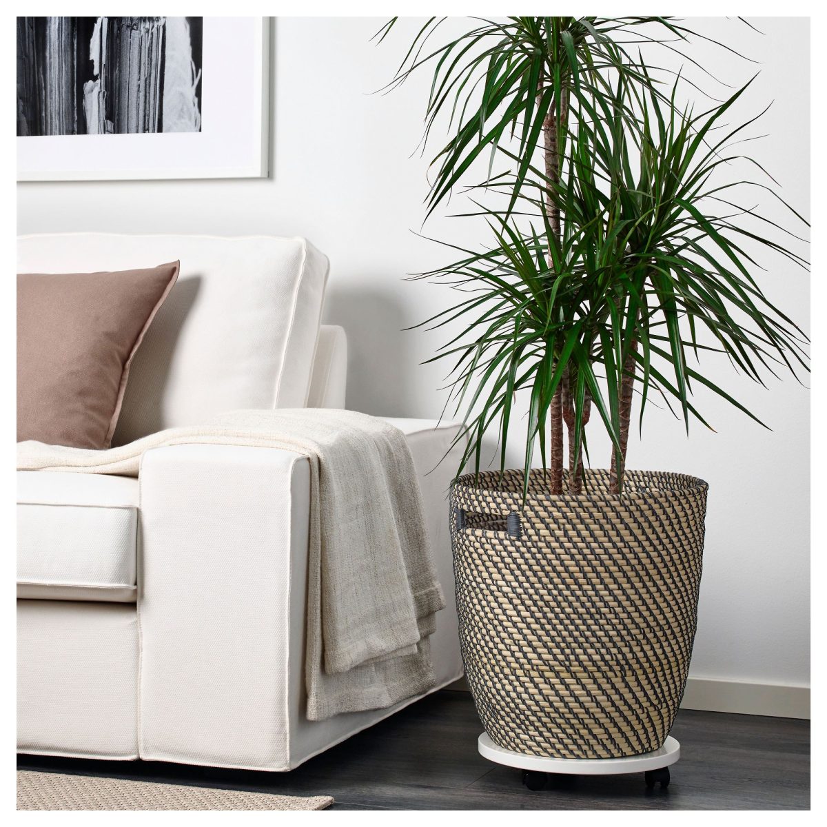 Plastik Saksı, Natürel, 32 cm – 4. görsel