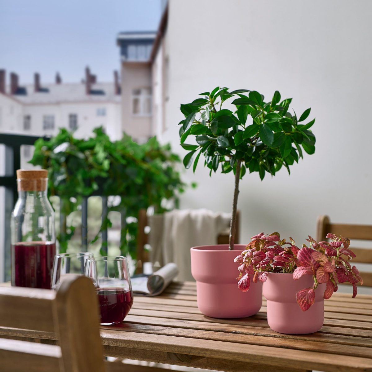 Plastik Saksı, Pembe, 9 cm, İç/Dış Mekan – 3. görsel