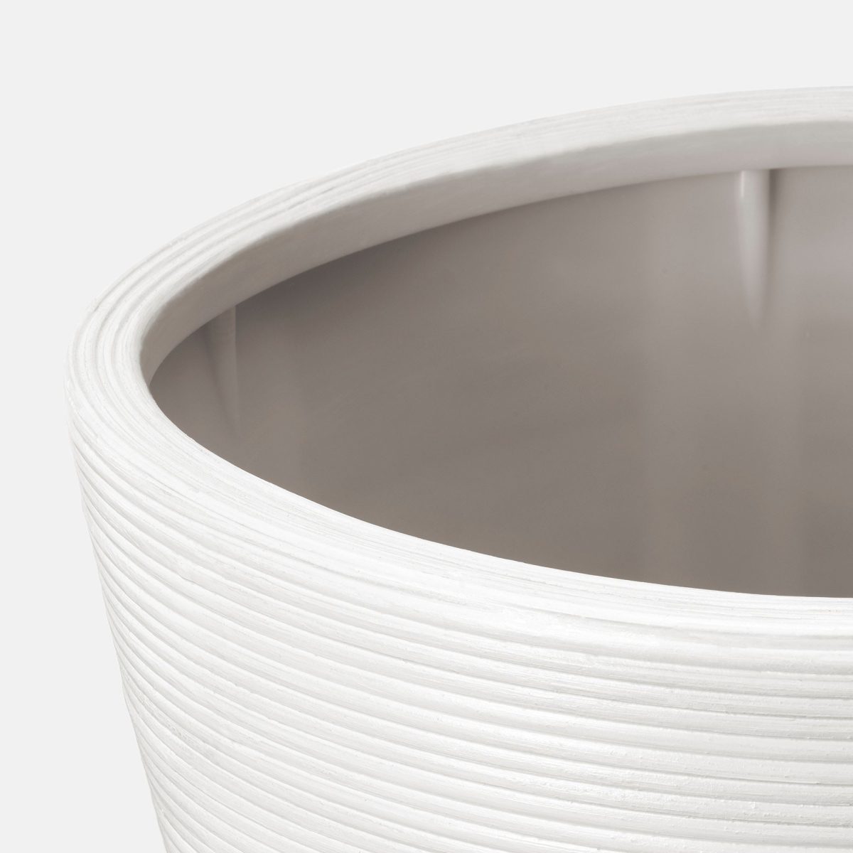 Plastik Saksı, Rattan, 24 cm – 3. görsel