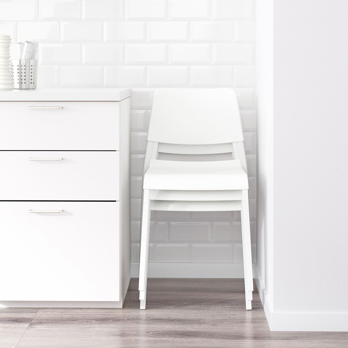Plastik Sandalye, Beyaz – 2. görsel