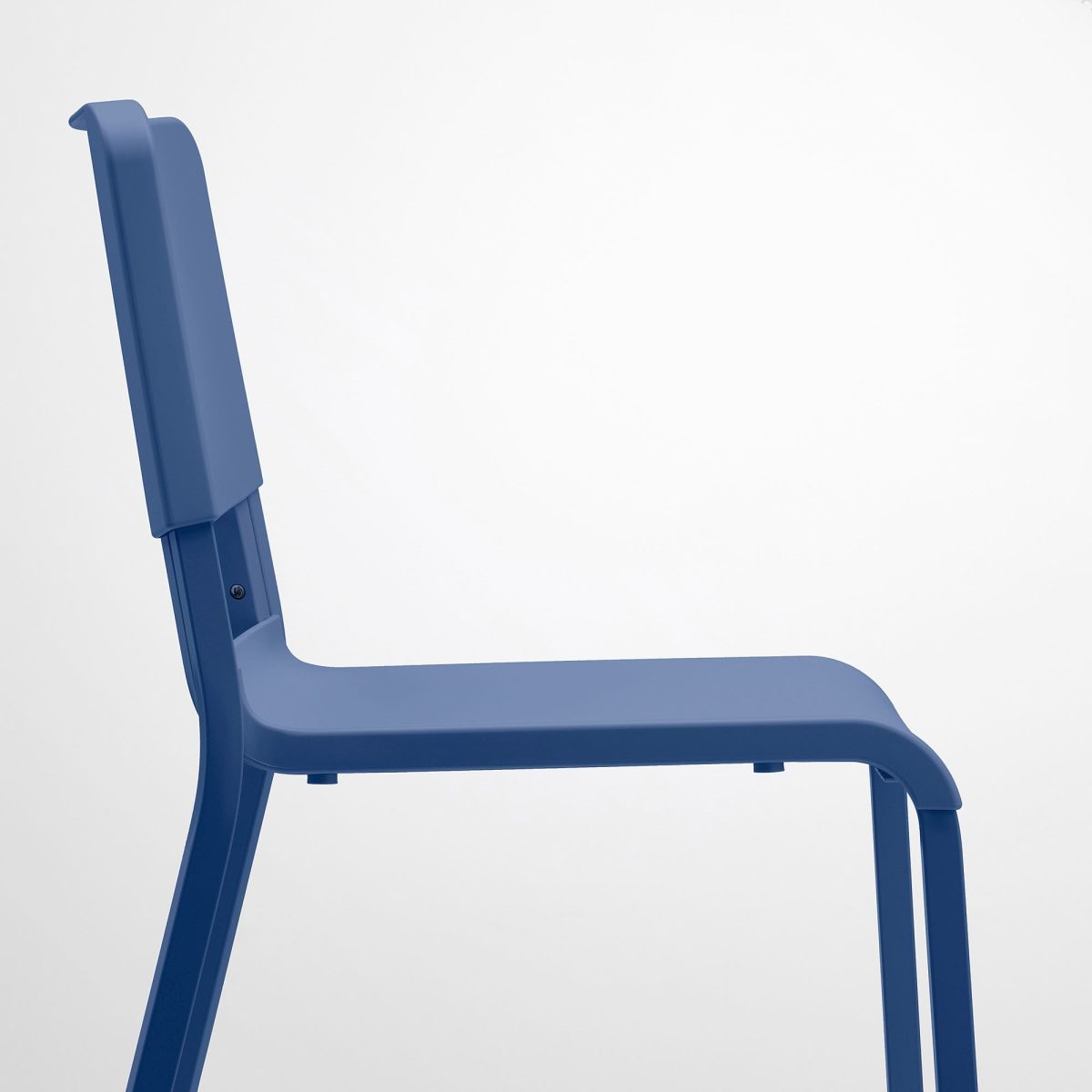 Plastik Sandalye, Mavi – 3. görsel