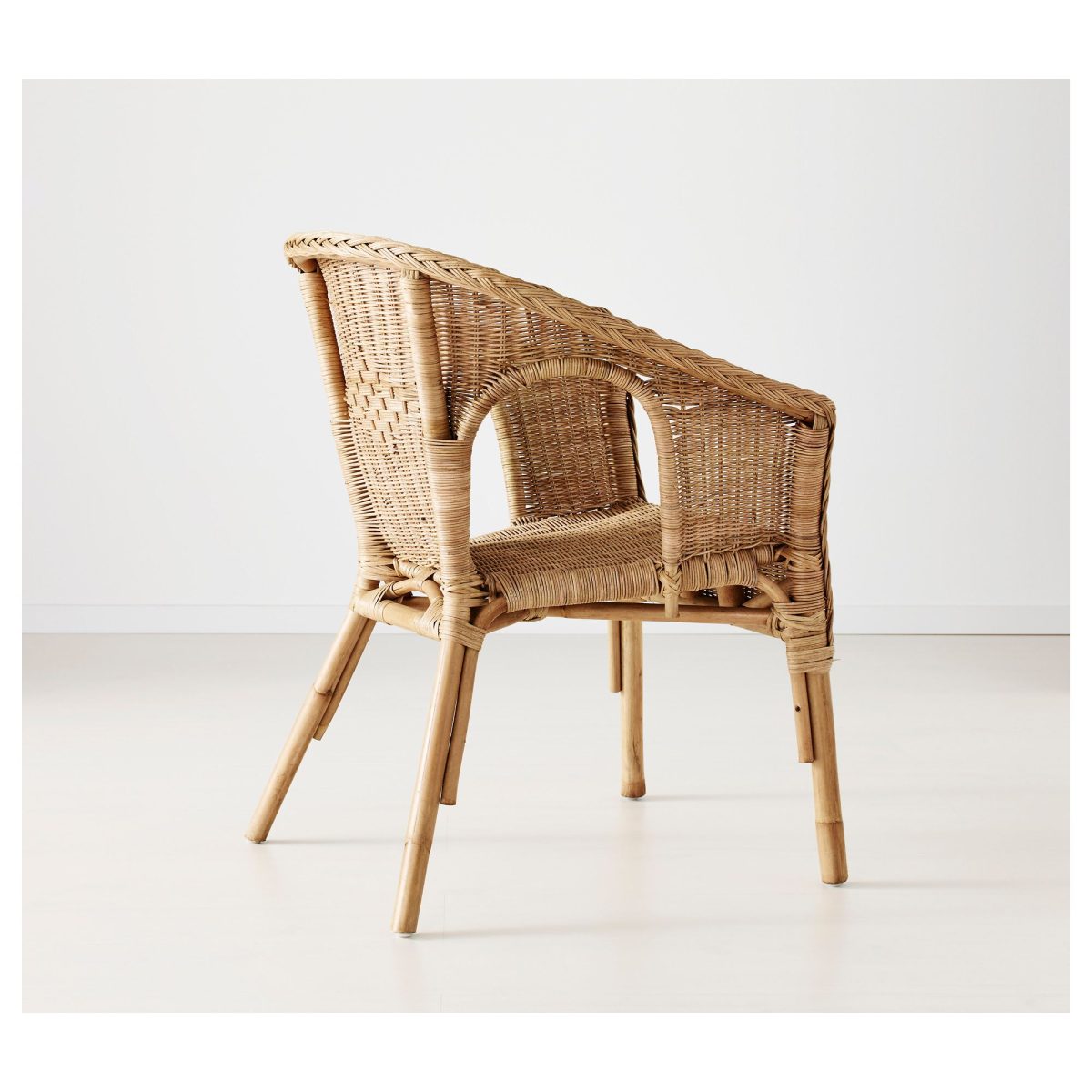 Rattan Koltuk, Rattan-Bambu, Mindersiz – 4. görsel