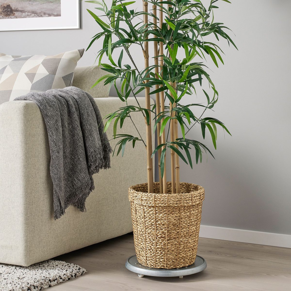 Rattan Saksı, Deniz Sazı, 24 cm – 2. görsel