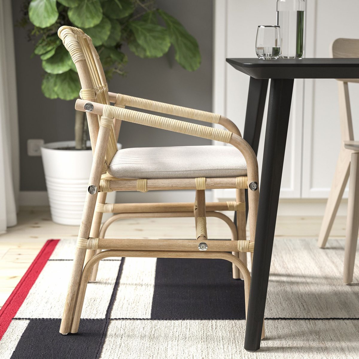 Rattan Sandalye, Mindersiz – 3. görsel
