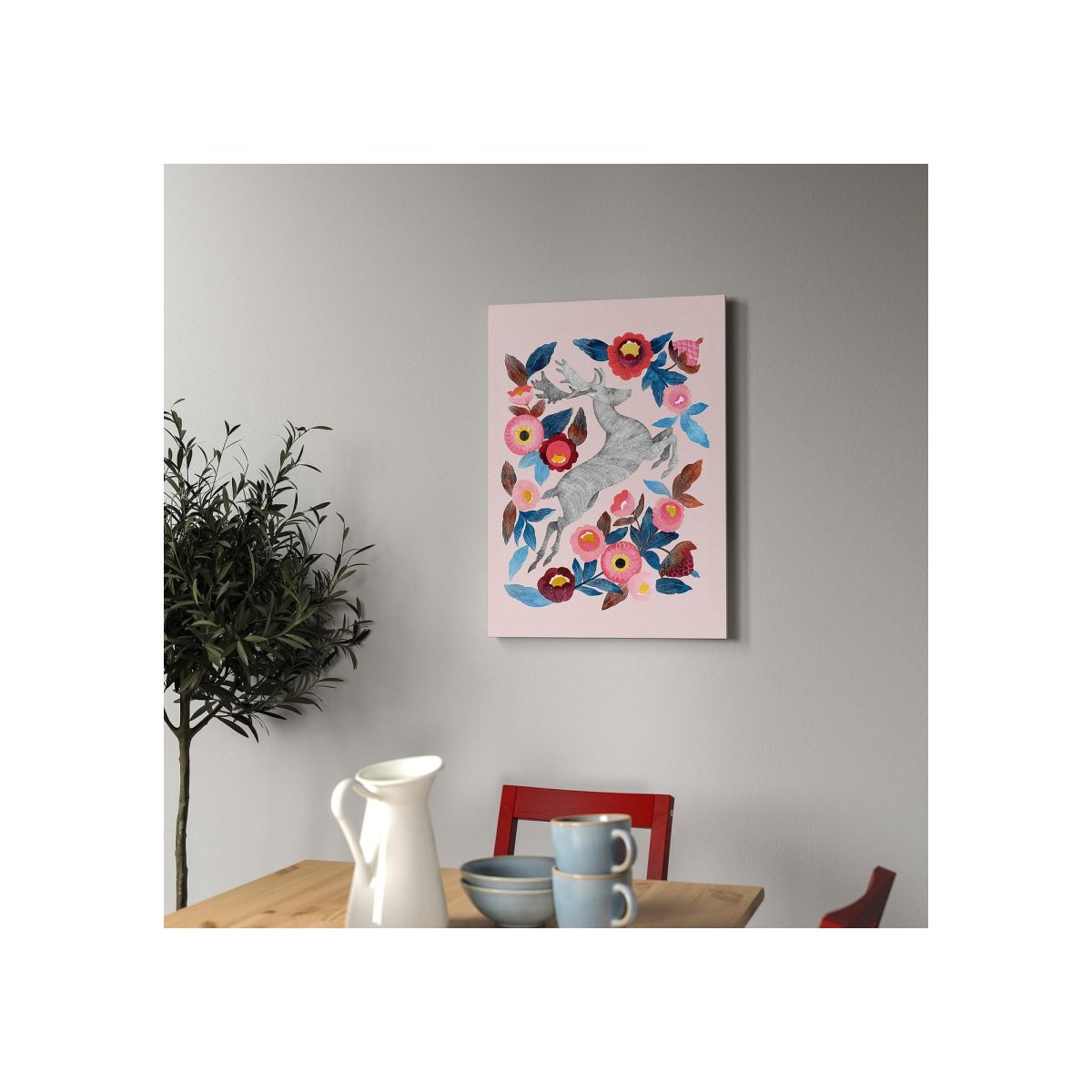 Resim, Çok Renkli, 50x70 cm, Orman Peri Masalı – 3. görsel