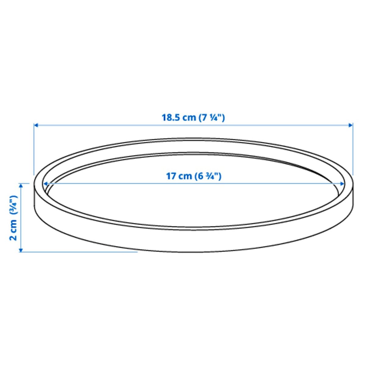 Saksı Altlığı, Açık Gri, 19 cm – 4. görsel