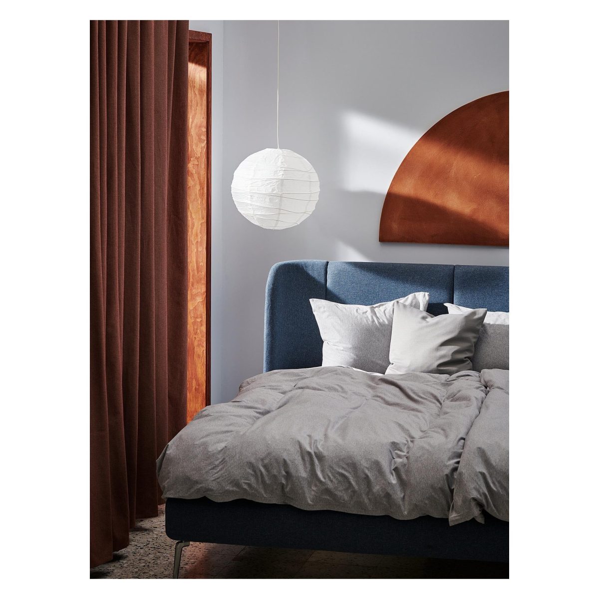 Sarkıt Lamba Abajur Başlığı, Beyaz, 45 cm – 4. görsel