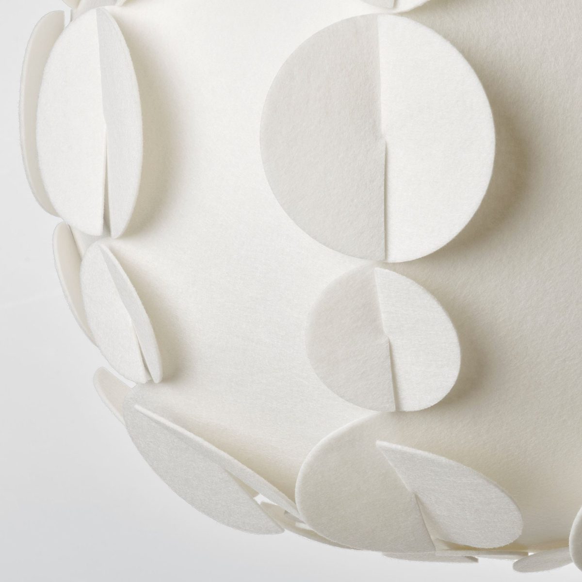 Sarkıt Lamba Abajur Başlığı, Beyaz, 52 cm – 4. görsel