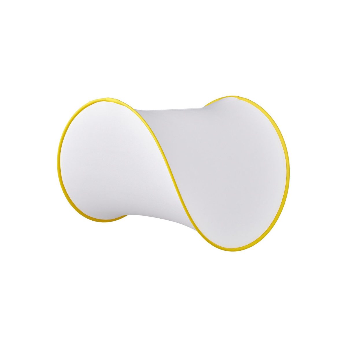 Sarkıt Lamba Abajur Başlığı, Beyaz-Sarı, 45 cm