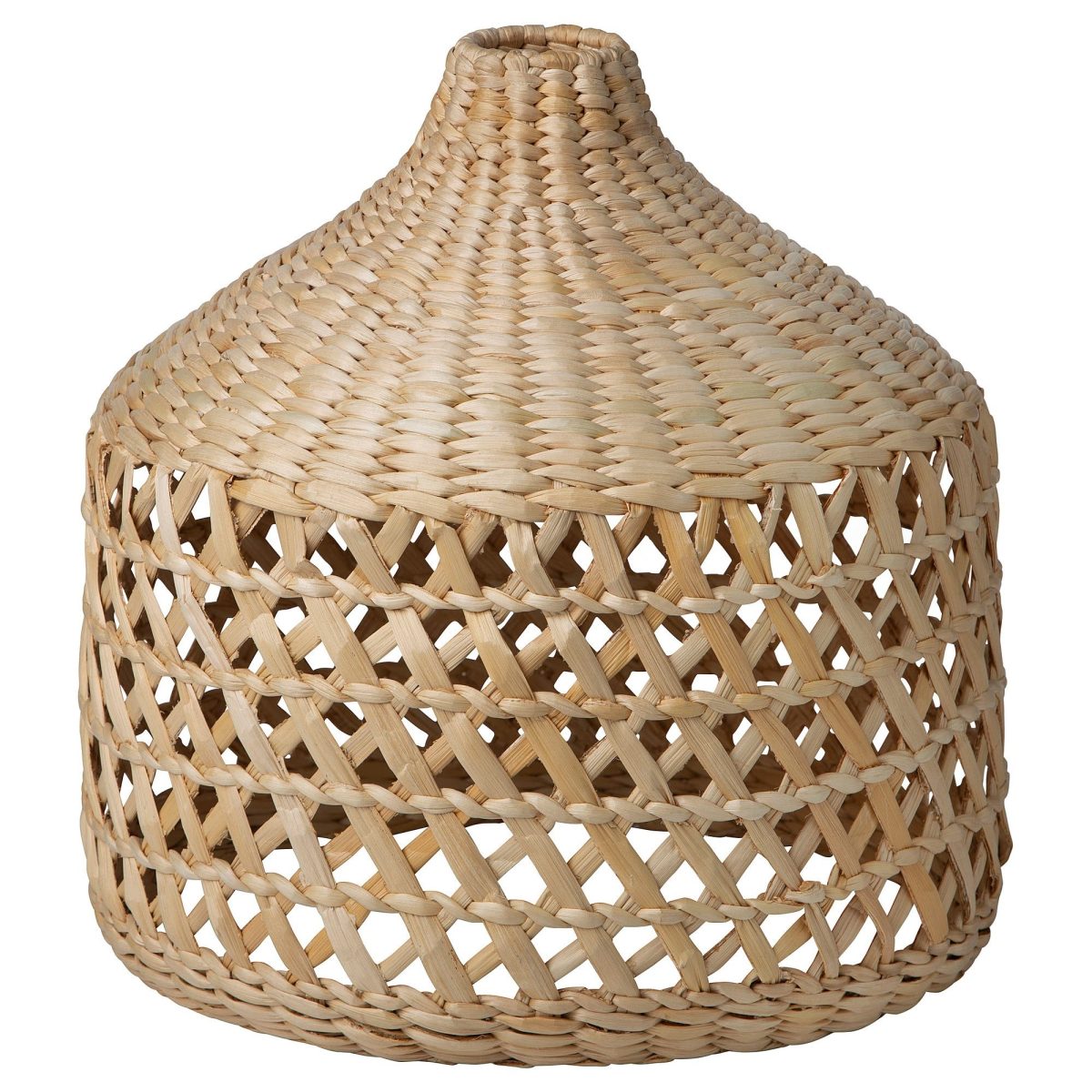 Sarkıt Lamba Abajur Başlığı, Muz Lifi, 35 cm