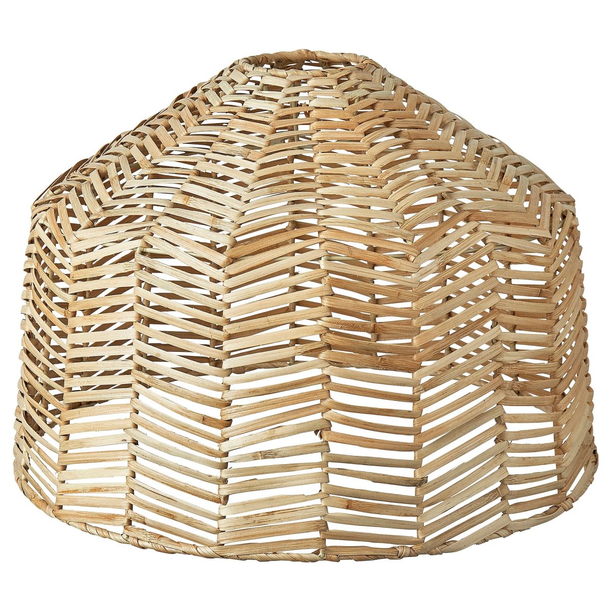 Sarkıt Lamba Abajur Başlığı, Rattan, 45 cm