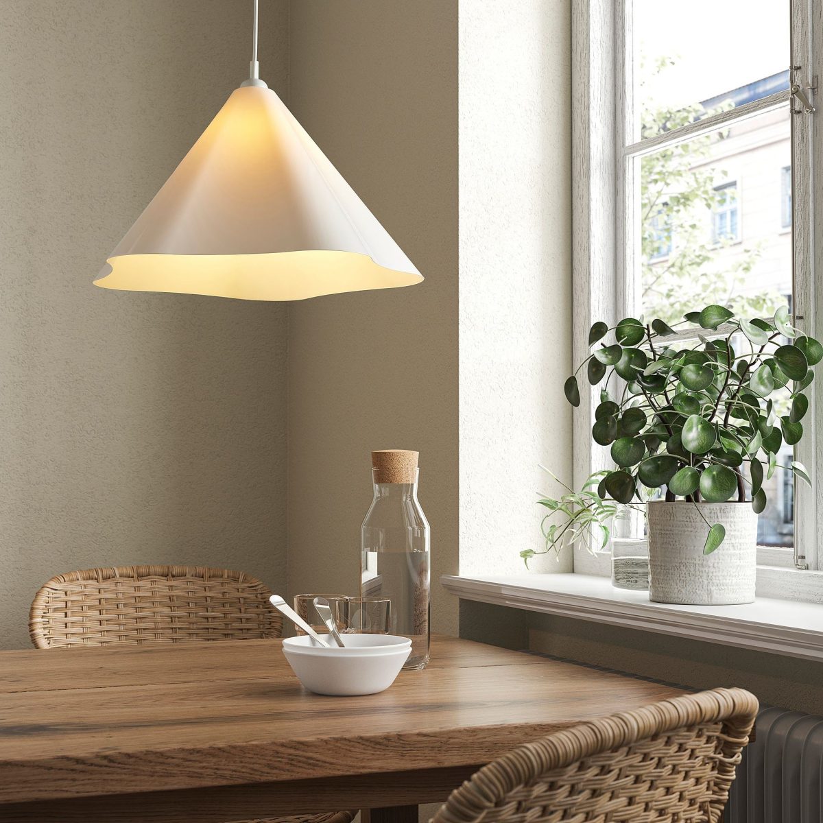 Sarkıt Lamba, Beyaz, 46 cm – 3. görsel