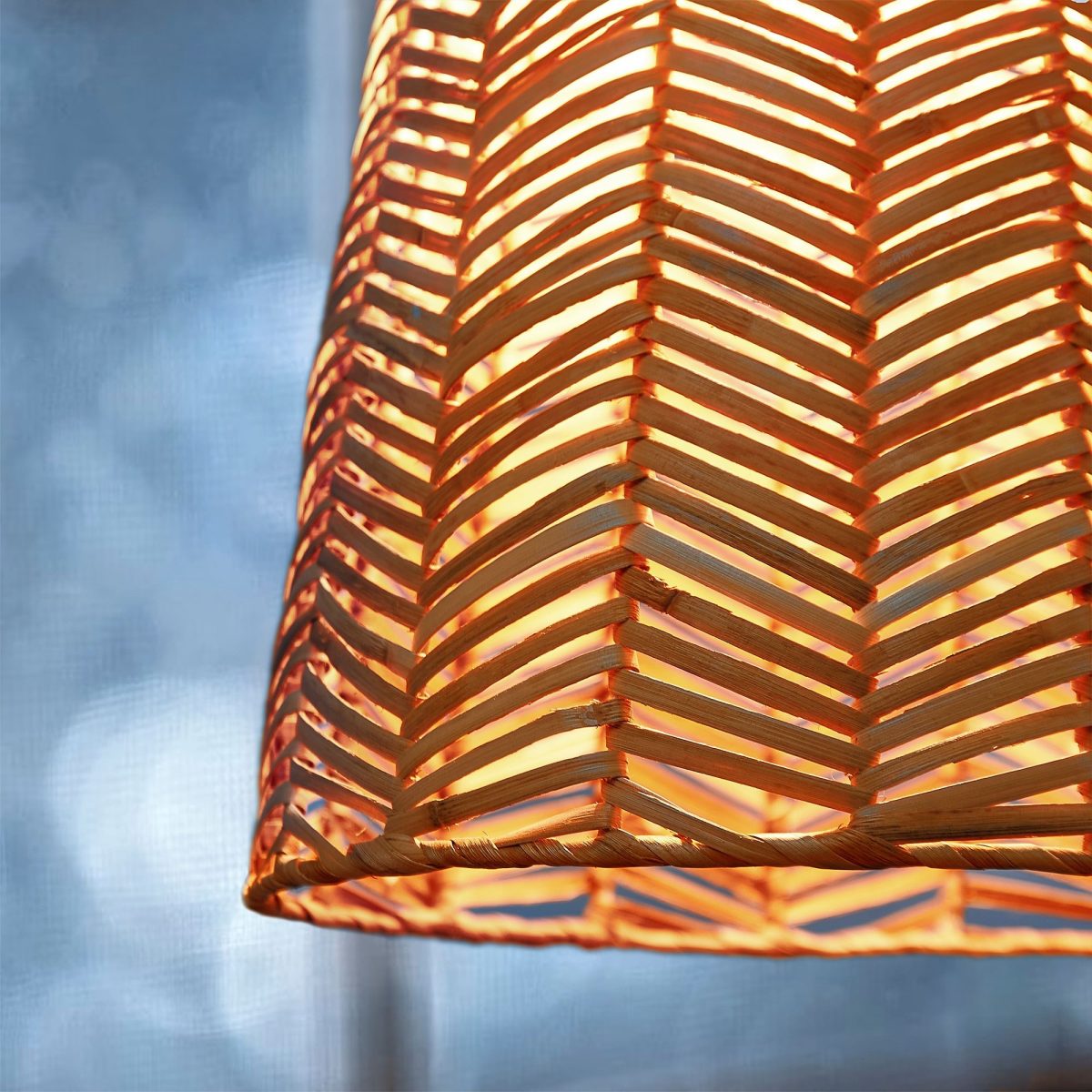 Sarkıt Lamba, Rattan-Siyah, 29 cm – 4. görsel