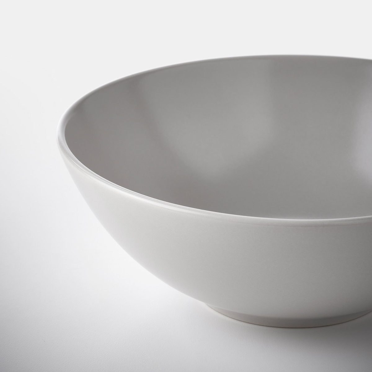 Seramik Kase, Mat Açık Gri, 16 cm – 2. görsel