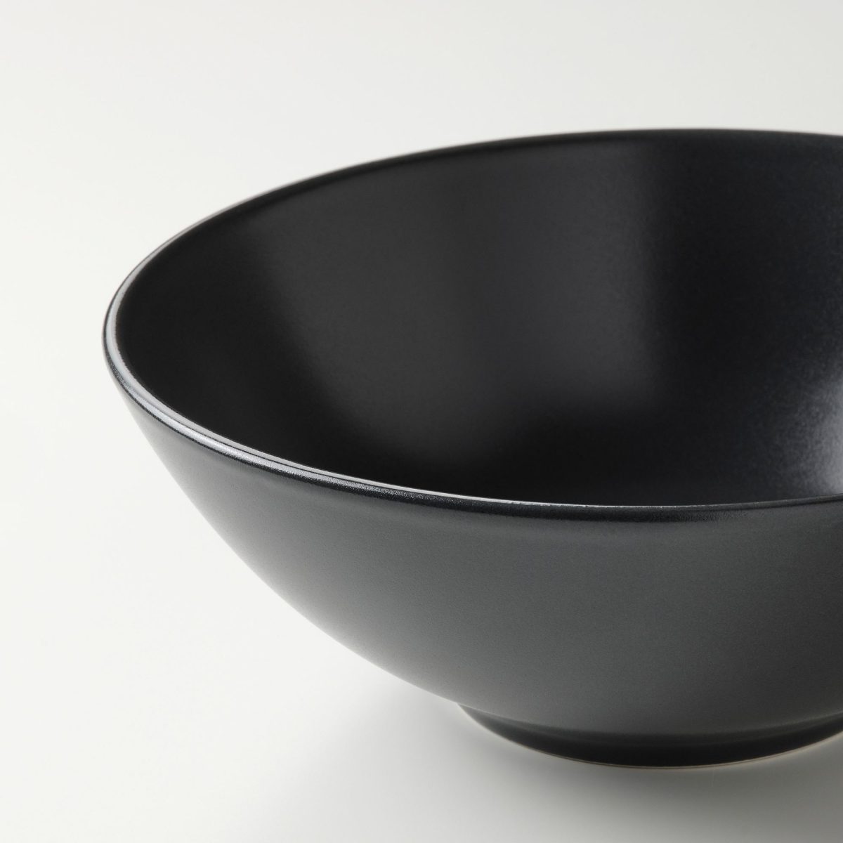 Seramik Kase, Mat Koyu Gri, 16 cm – 3. görsel
