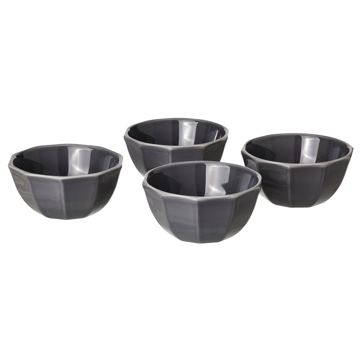 Kase Seti, Gri, 15 cm, 4 adet