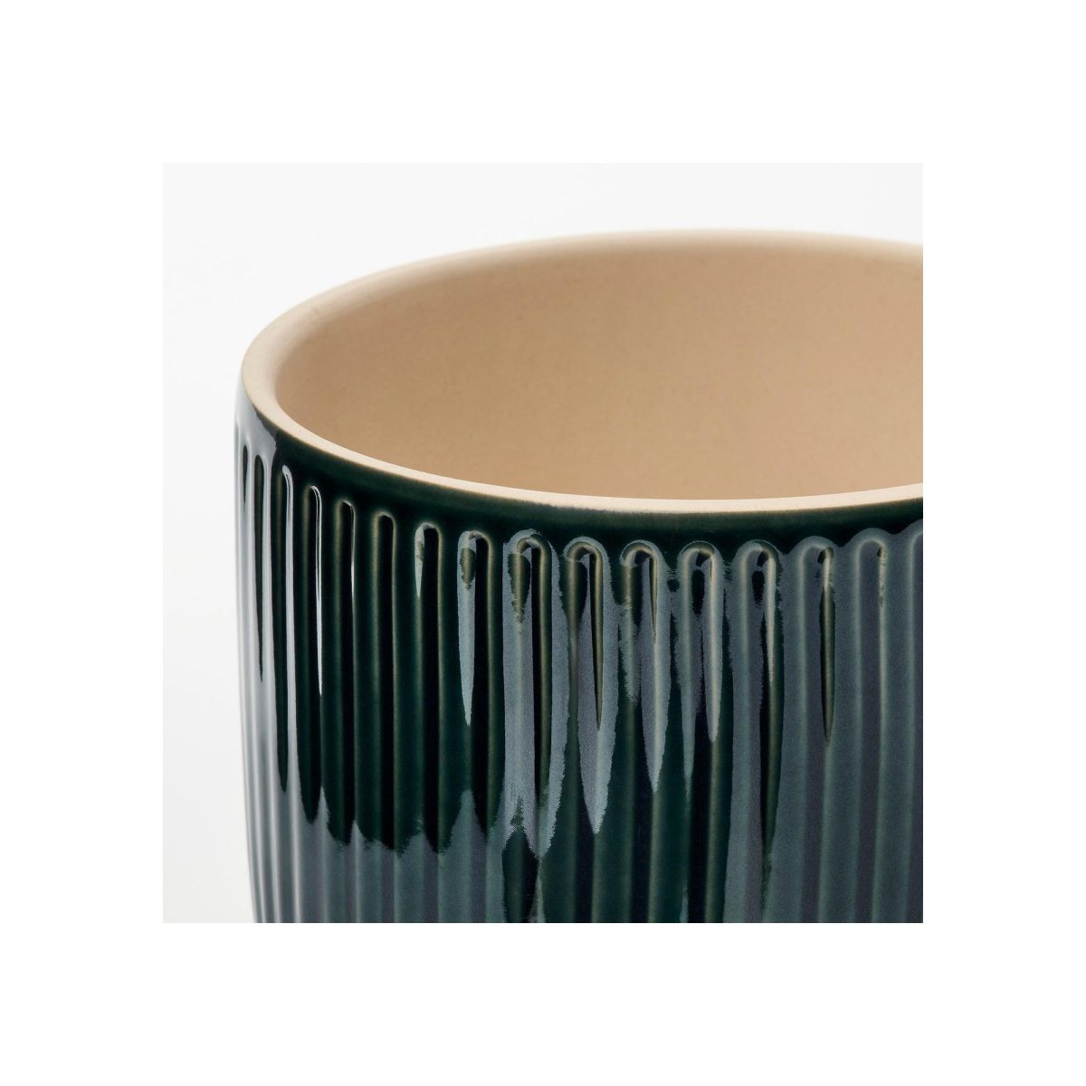Seramik Saksı, Mavi, 12 cm – 3. görsel