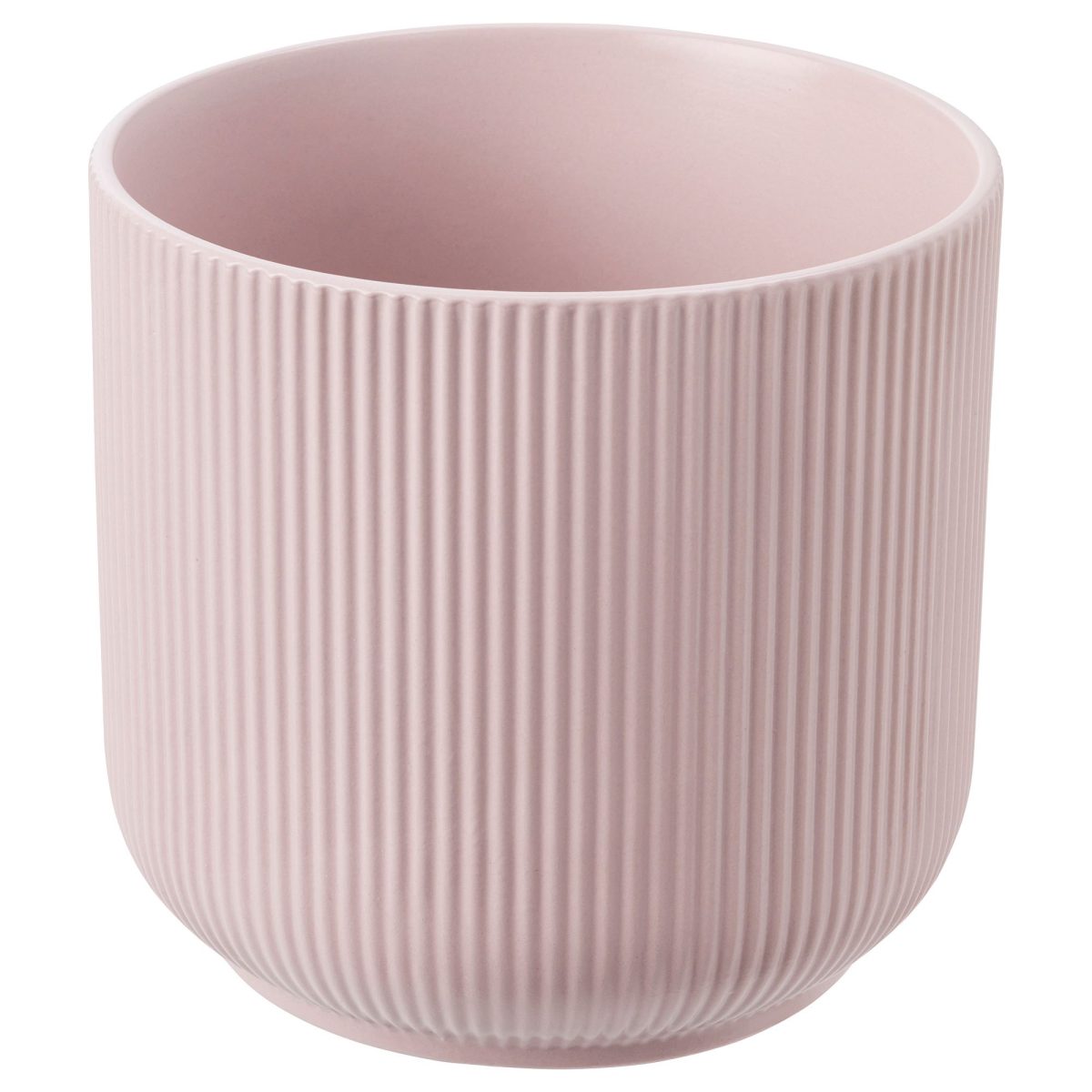 Seramik Saksı, Pembe, 12 cm