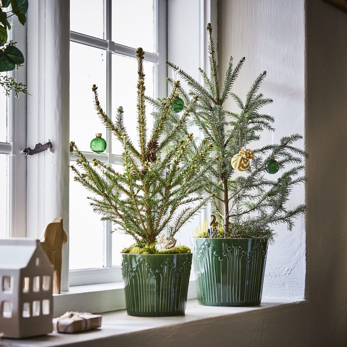 Seramik Saksı, Yeşil, 12 cm – 2. görsel
