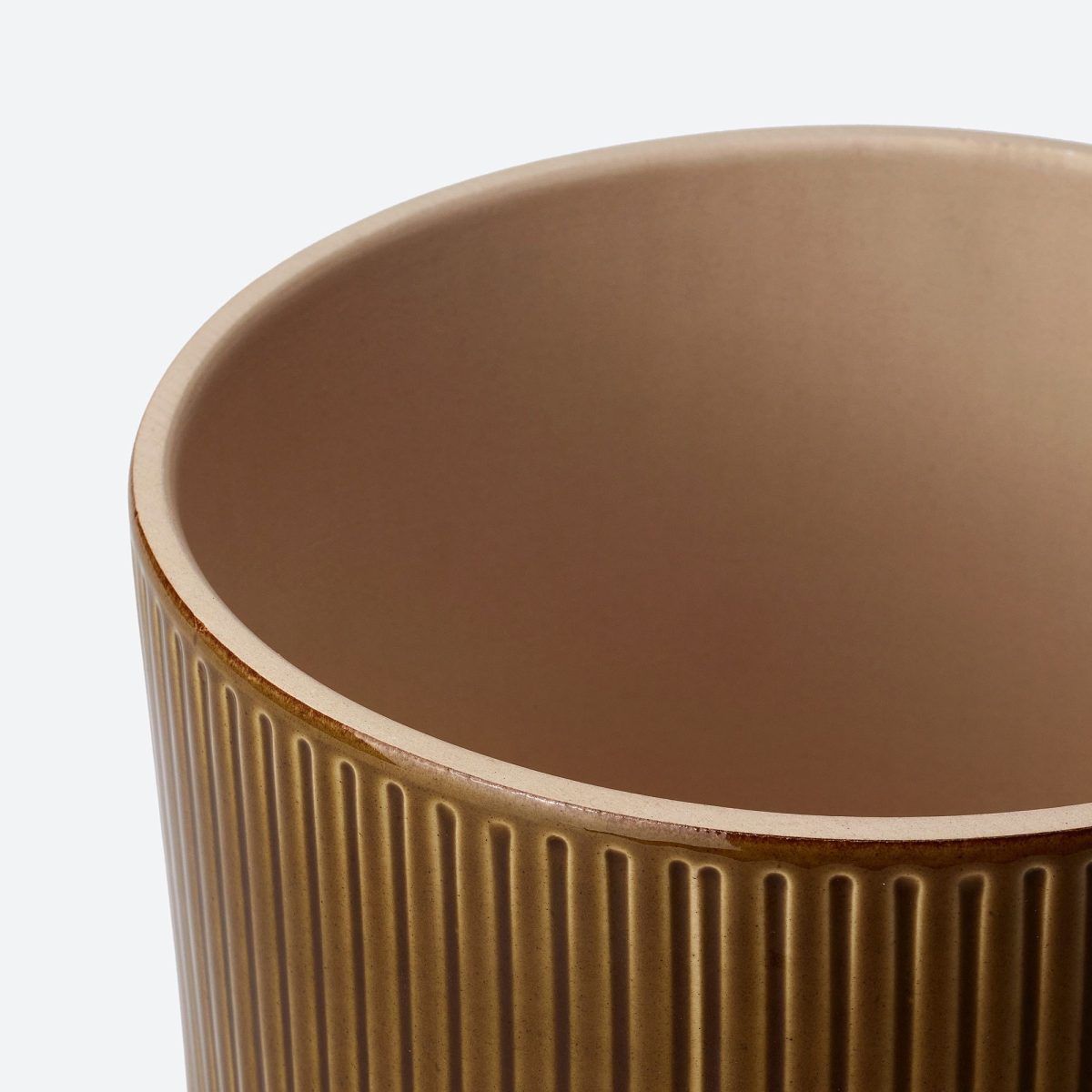 Seramik Saksı, Yeşil, 19 cm – 4. görsel