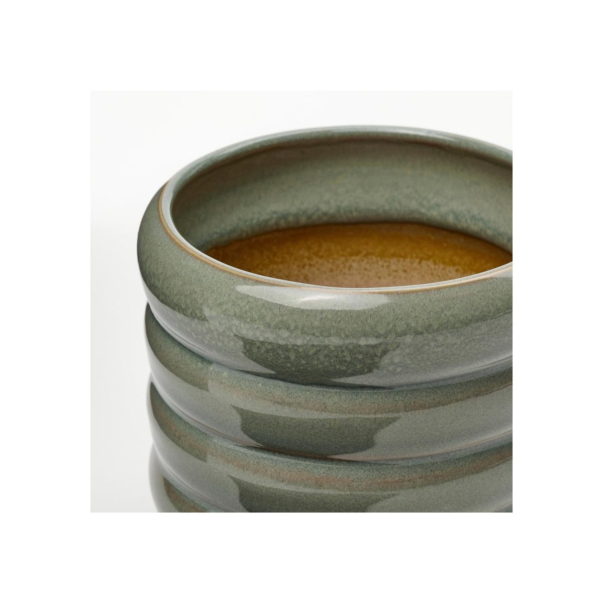 Seramik Saksı, Yeşil, 9 cm – 4. görsel