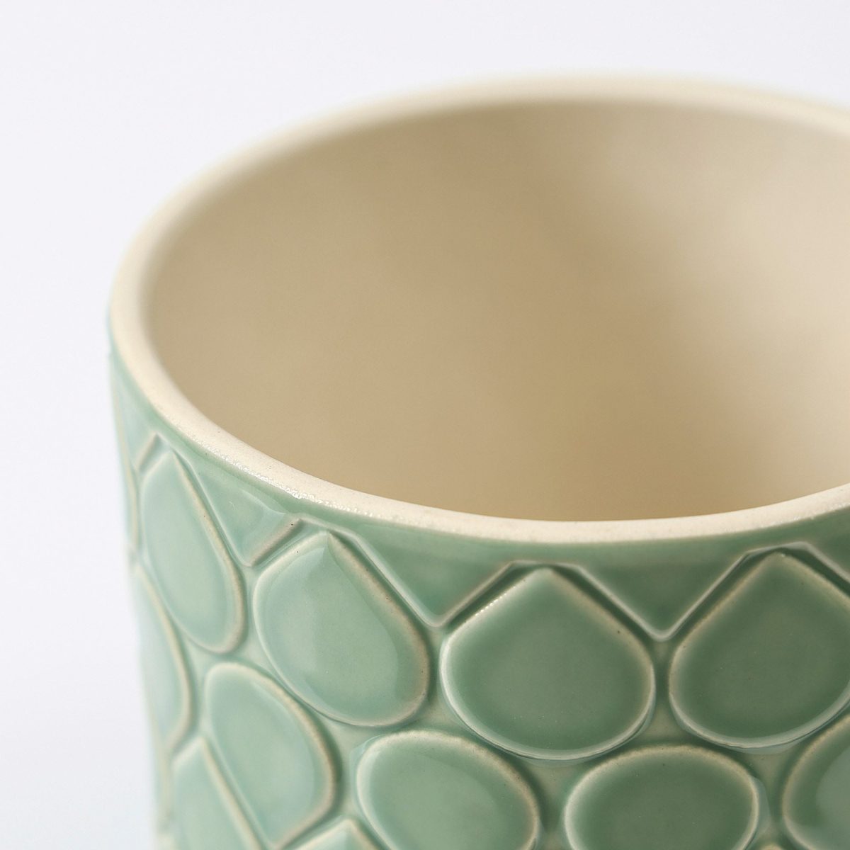 Seramik Saksı, Yeşil, 9 cm – 2. görsel