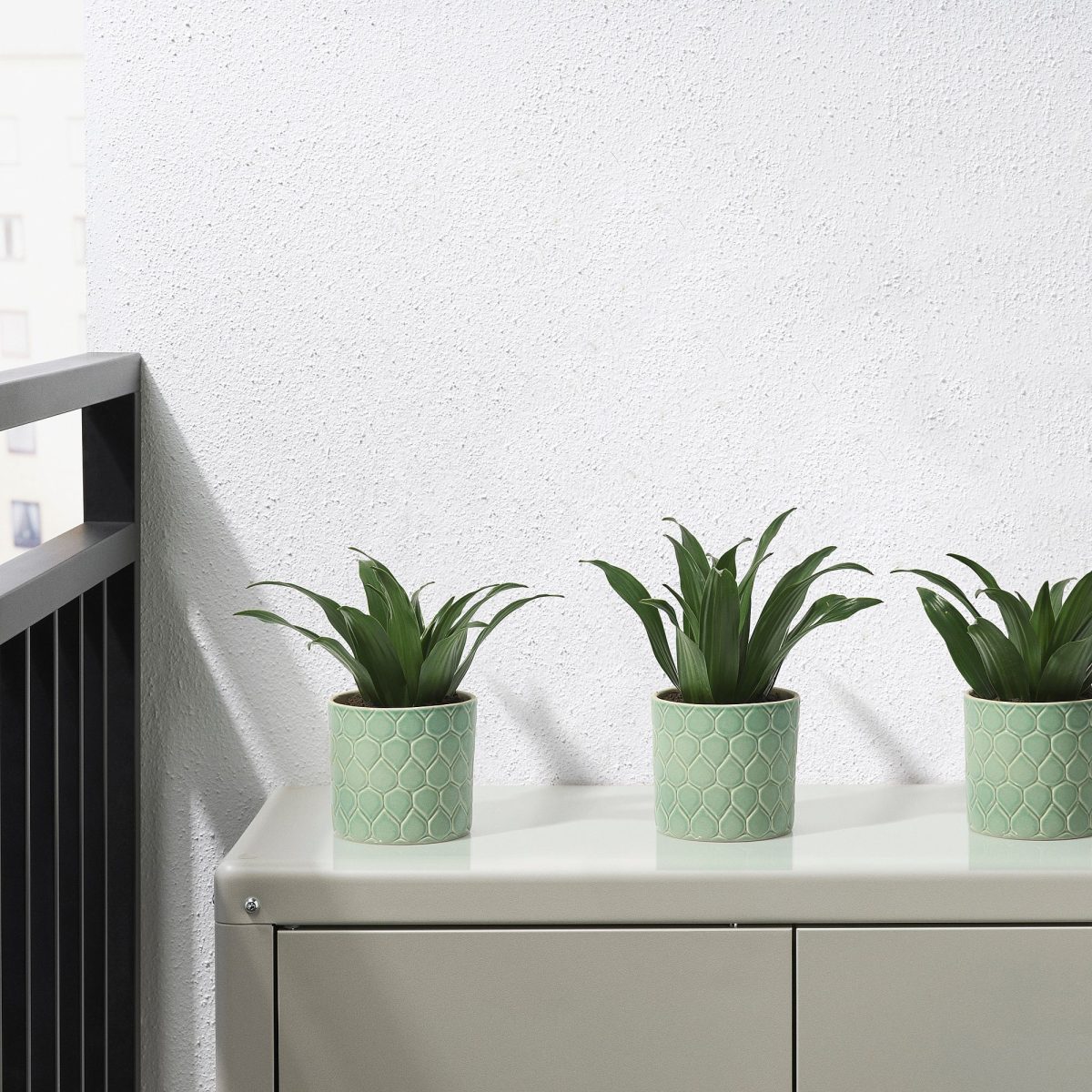 Seramik Saksı, Yeşil, 9 cm – 4. görsel